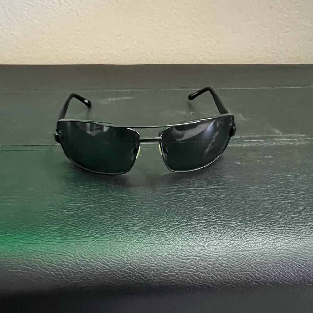 Electric Black Aviator Sunglasses